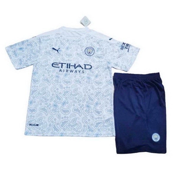 Camiseta Manchester City Tercera Niños 2020-2021 Azul